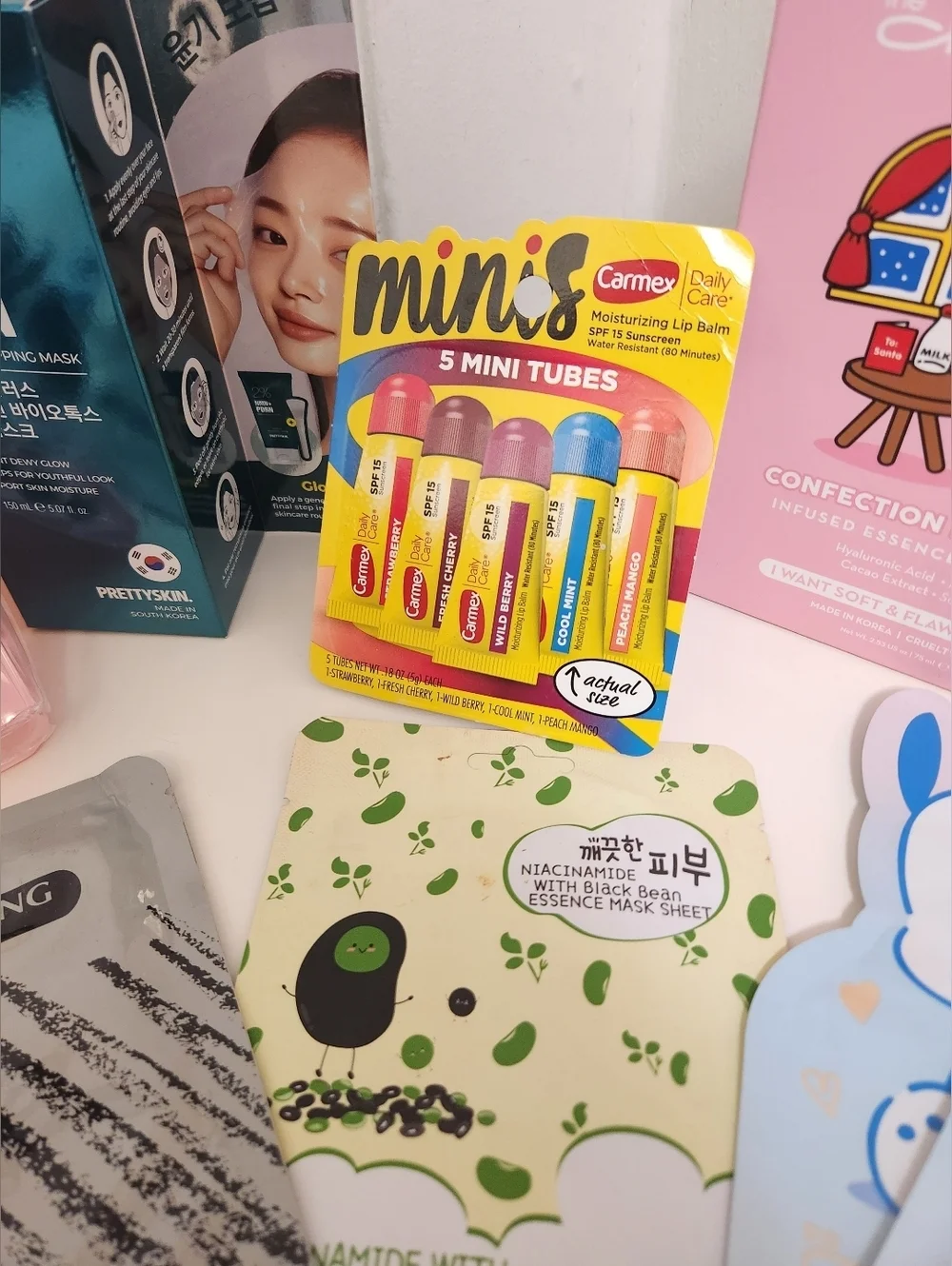 Benefit Creme Shop PrettySkin Ellen Tracy Carmex + Leather Hat BEAUTY BUNDLE